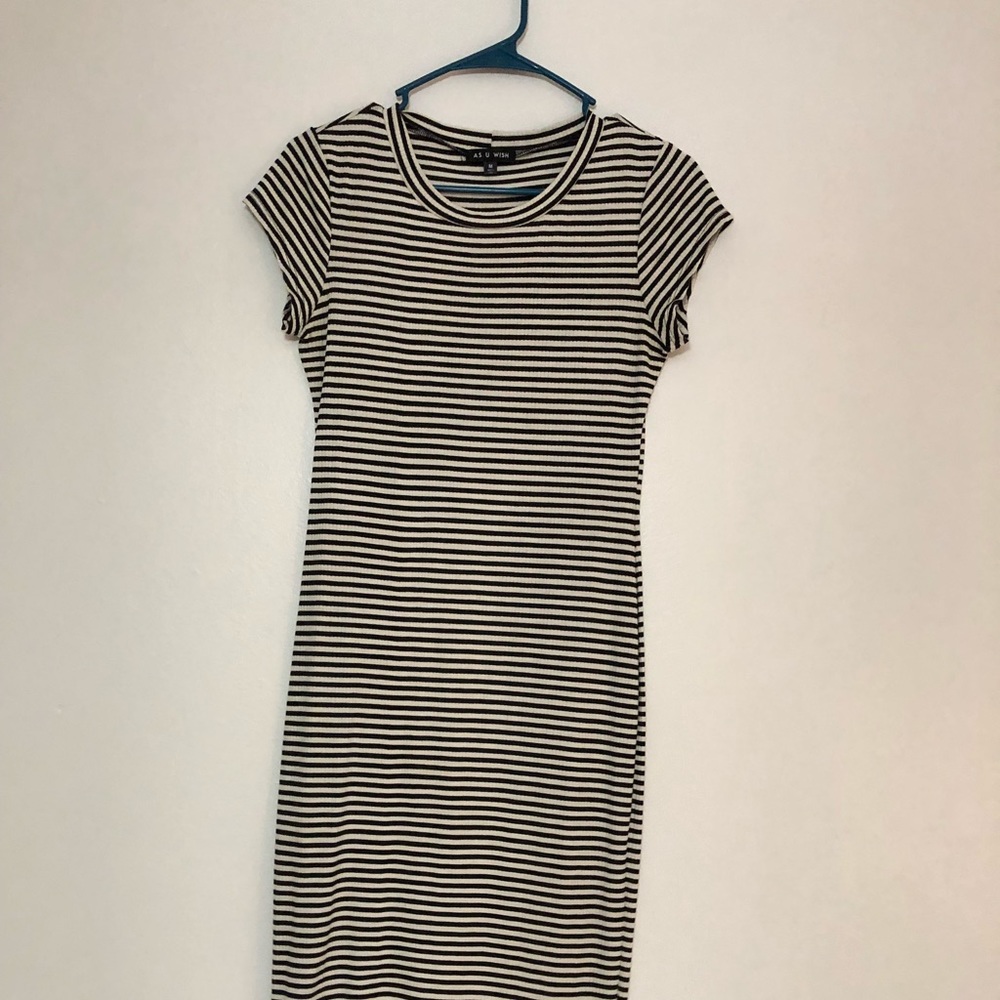Black and White Body Con dress